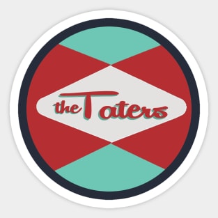 The Taters (SWANK! button logo) Sticker